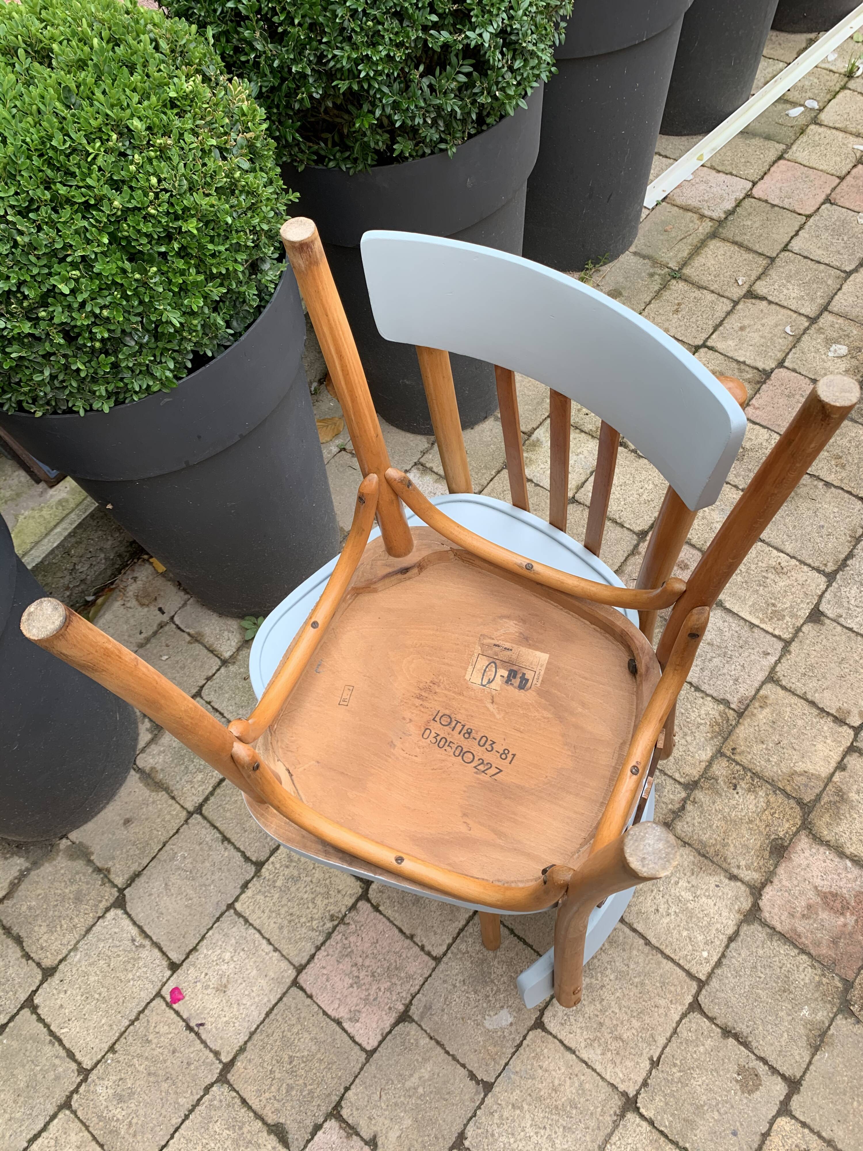 Pair of bistro chairs