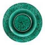 Sarreguemines plate french majolica from the 1870s