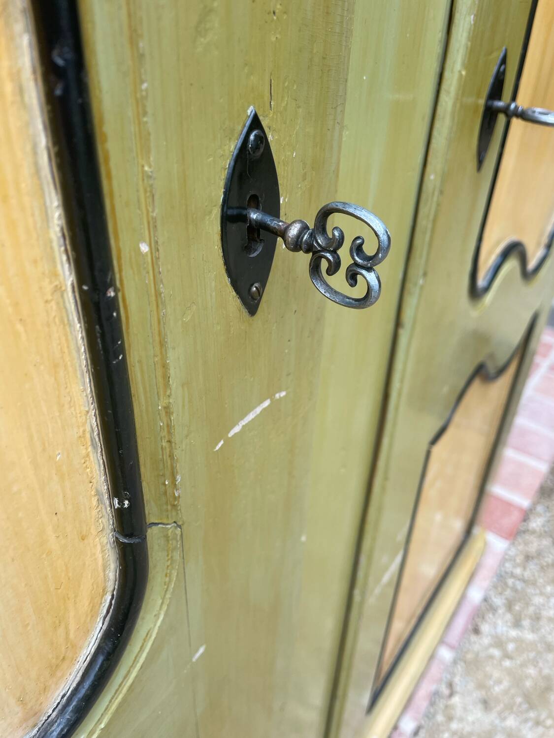 Large antique wardrobe