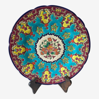 Decorative enamel plate Longwy