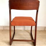 Set of 4 Baumann sled chairs