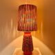 Upcycled ambient table lamp made from a Übelacker ceramic vase.