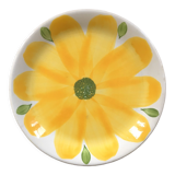 Assiette italienne fleur jaune