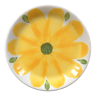 Assiette italienne fleur jaune