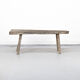 Table basse primitive Wabi Sabi de style ferme rustique