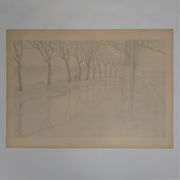 Lithograph by Henri Rivière Parisian Landscapes - The Isle of Swans
