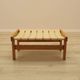 Pouf en chêne, design danois, années 1960, fabriqué au Danemark