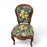 Set of Louis XV armchairs in molded walnut