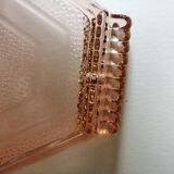 Plat rose art déco