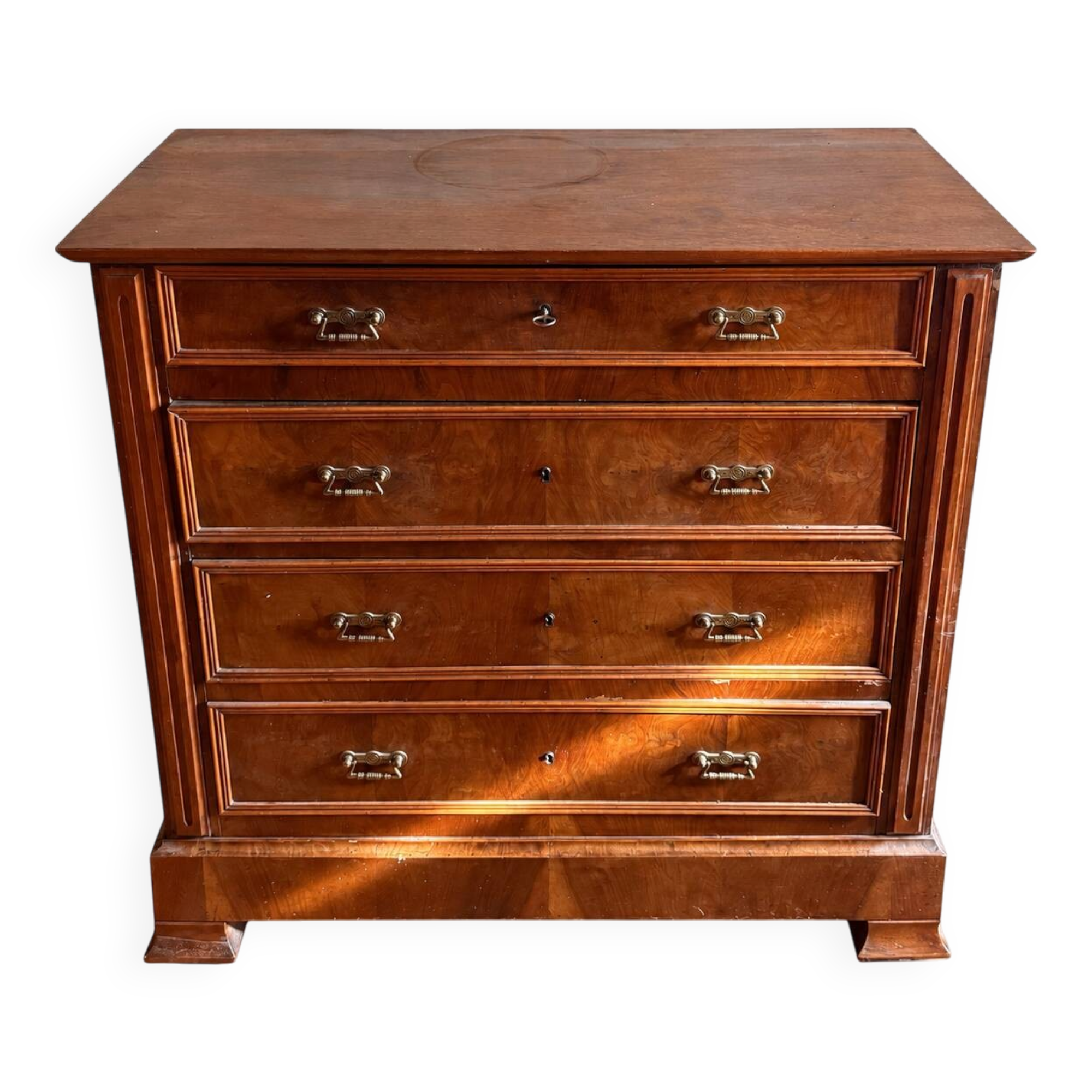 Commode ancienne 4 tiroirs en bois