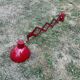 Vintage pantograph wall lamp 1950 red