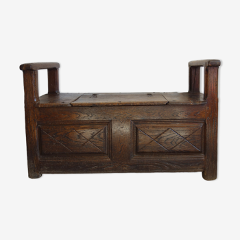 Banc coffre Breton XIXème