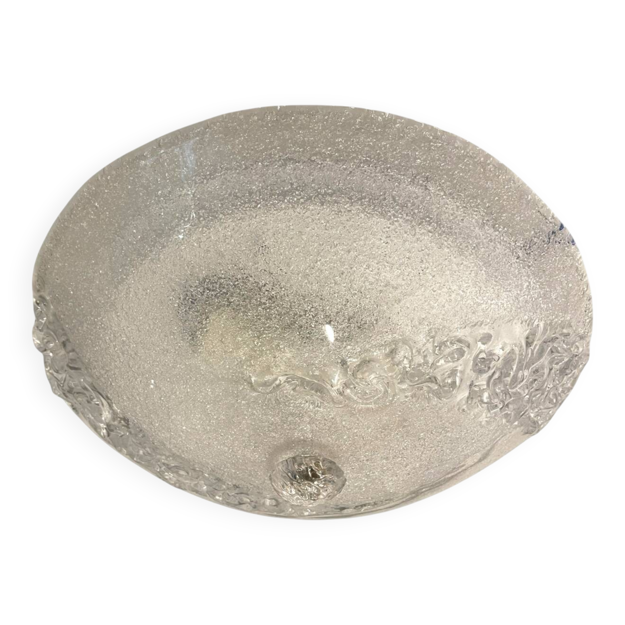 Murano Glass Flushmount Ceiling Light, Italy, 1990s