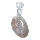 Flacon en verre bullé transparent moulé pour une préhension manuelle facile