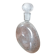 Clear bubble glass bottle molded for easy manual gripping