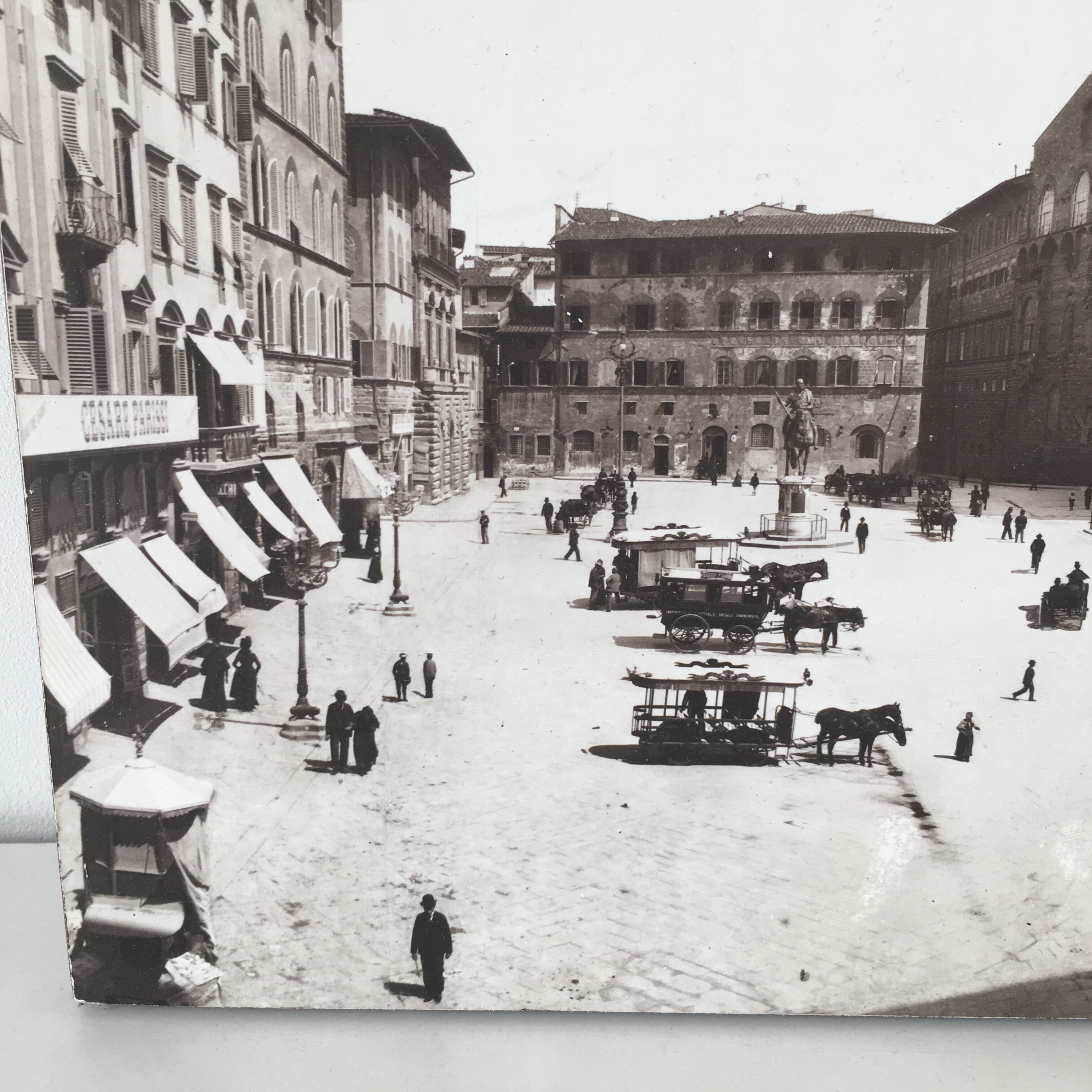 Photograph on wood panel - Florence Italy
