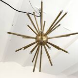 Sputnik Star pendel in Brass 32 arms  Diameter 55cm