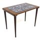 Rosewood and ceramic side table, Denmark, 1960s