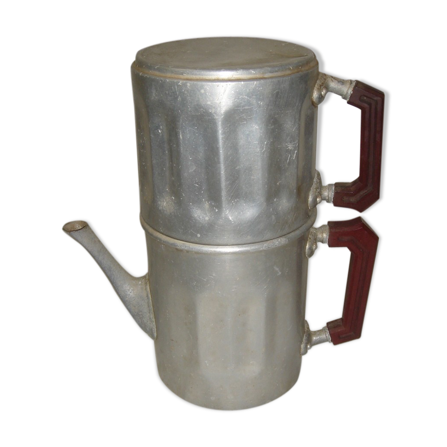 World War II coffee maker aluminium Selency
