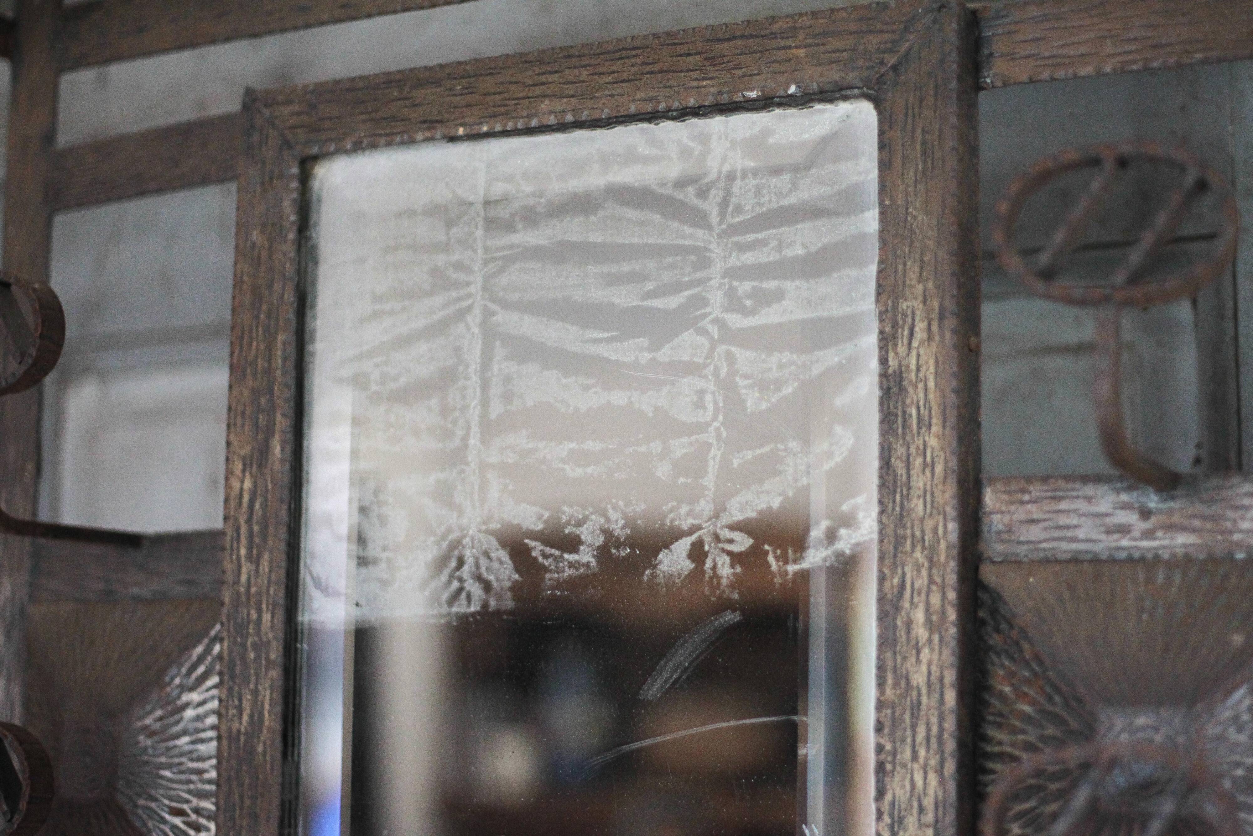 Art deco coat rack, wrought iron coat rack, cloakroom