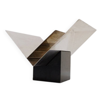 Sculptural magazine rack by G. Giuliana, Mazza Sergio for Krupp - 1970
