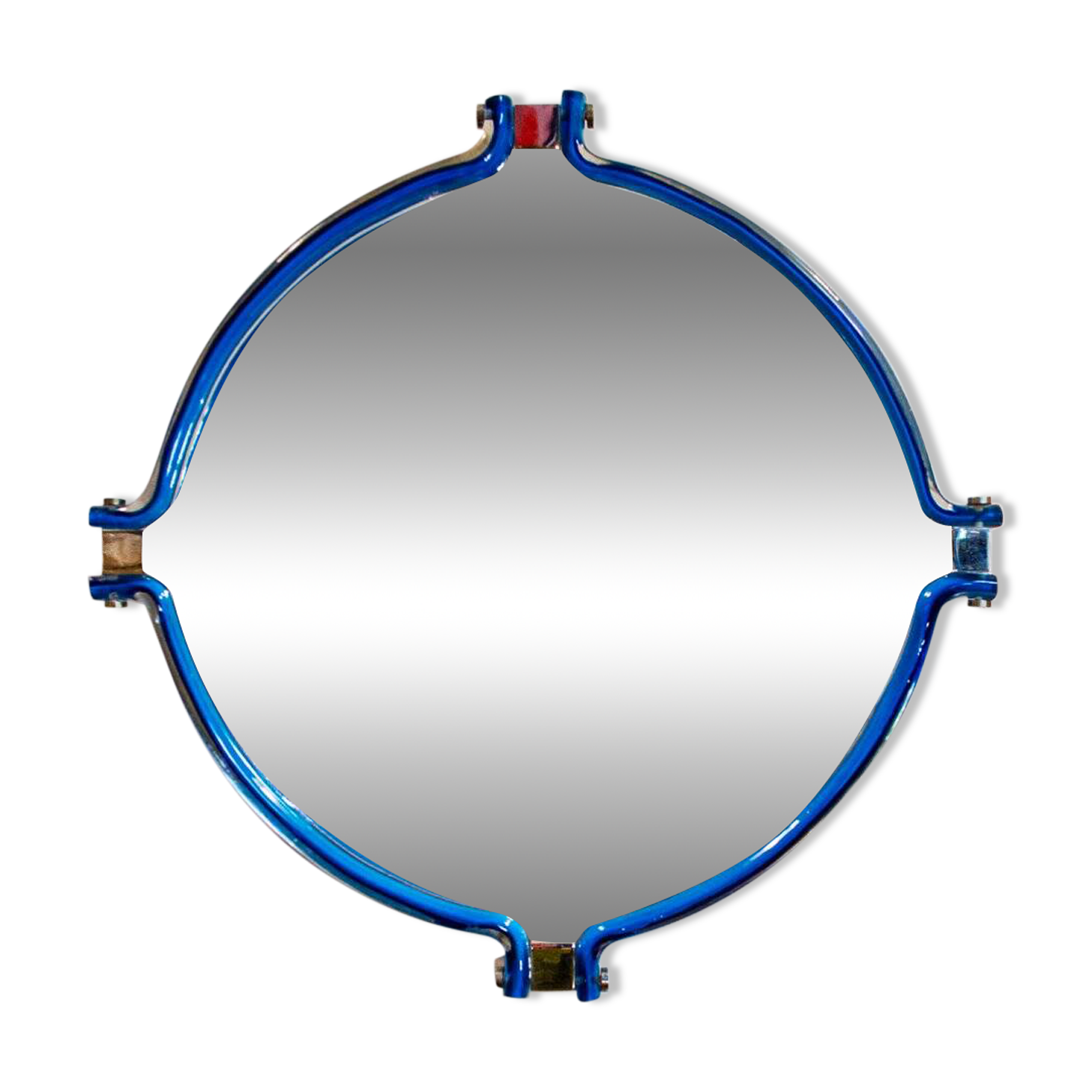 Vintage mirror with a Murano glass frame, Italy, 1970s.