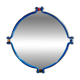 Vintage mirror with a Murano glass frame, Italy, 1970s.