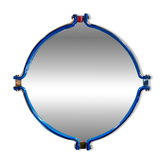 Vintage mirror with a Murano glass frame, Italy, 1970s.