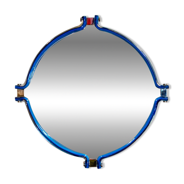 Vintage mirror with a Murano glass frame, Italy, 1970s.