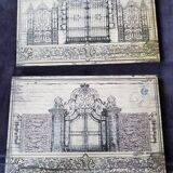 Pair of decorative panels