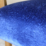 1940s italian art deco velvet armchair