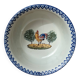 Ancien plat de service creux motif coq Saint Clément France