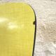 Suite de 4 chaises formica jaune