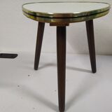 Formica tripod rests plant holder - white - vintage