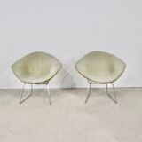 Diamond Chairs by Harry Bertoia for Knoll (1970s)