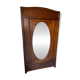 Oval mirror wardrobe