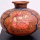 Terracotta vase, decoration of Persian figures.