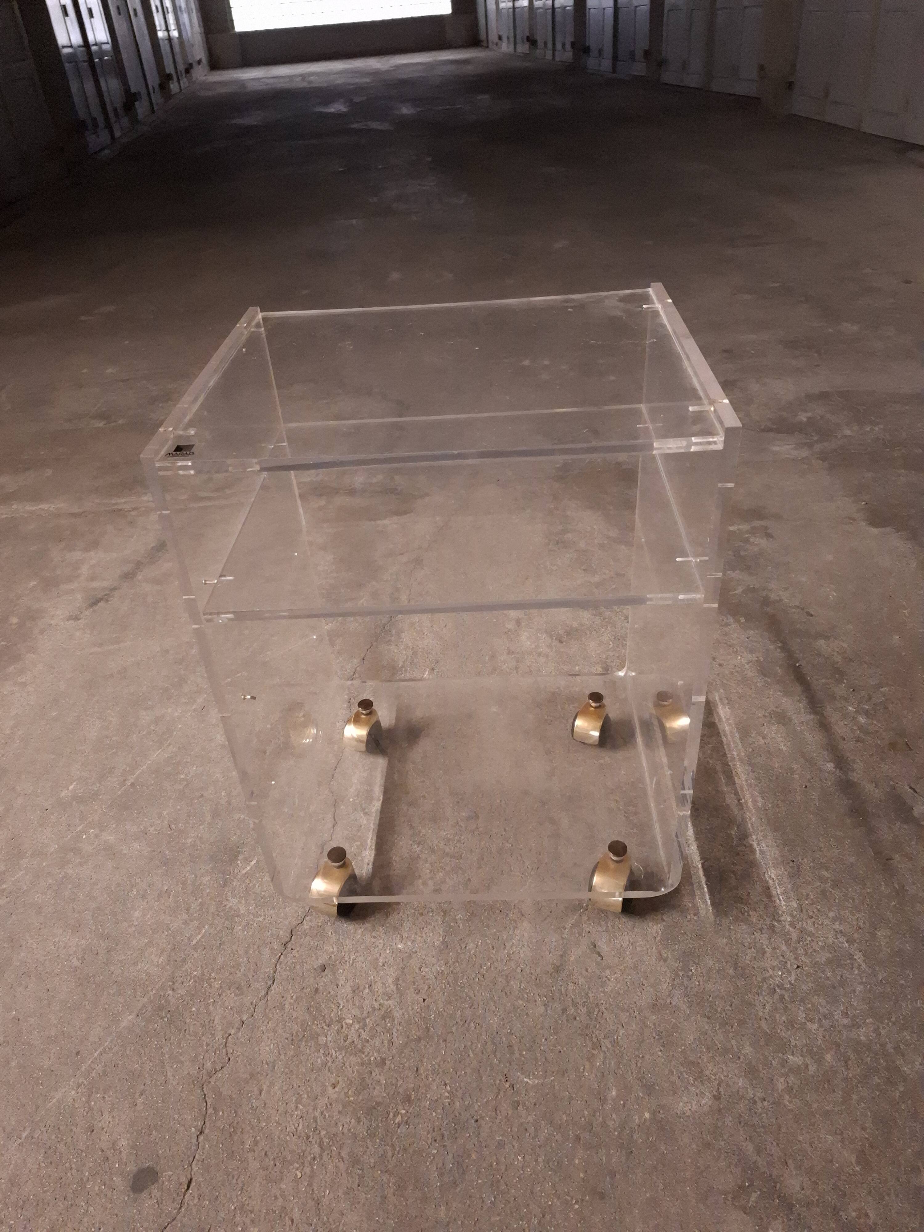 Vintage plexiglass furniture design Marais international