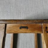 Wooden school stool, Marcel Roy Paris school furniture