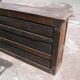 Top of solid wood rustic hutch
