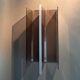 Smoked plexiglass magazine rack, Michel Dumas 1970.
