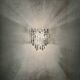 Set of 2 Austrian Ice Glass Wall Lamps by J.T. Kalmar