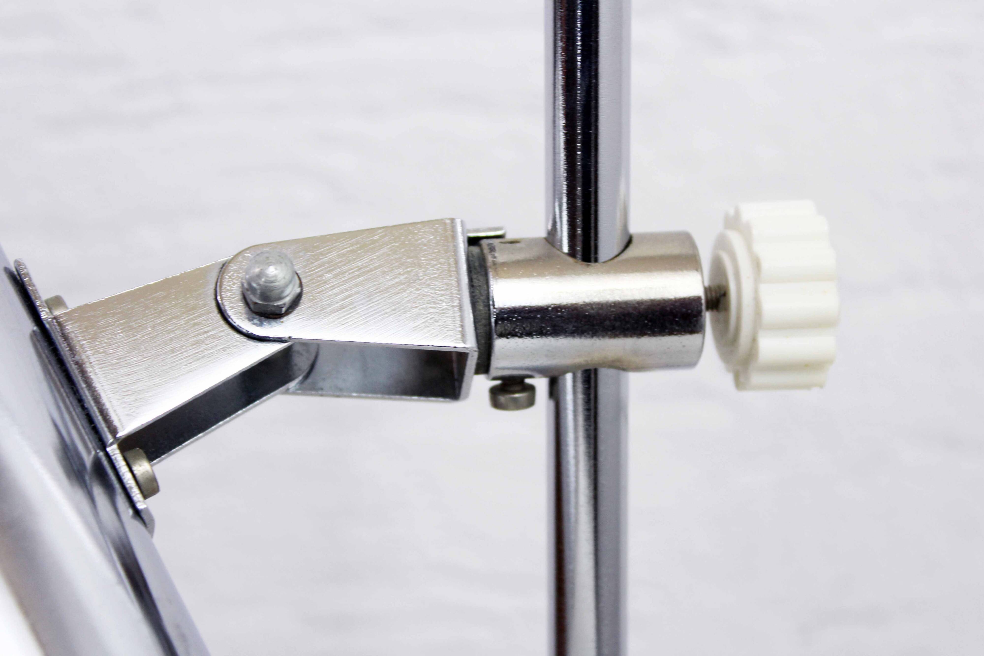 White metal desk lamp 1970