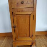 Wooden bedside table, 1 drawer