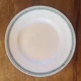 Plate in iron earth saint amand model 4015