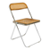 Chaise pliante Plia des années 1970 avec cannage de Vienne par Giancarlo Piretti pour Castelli
