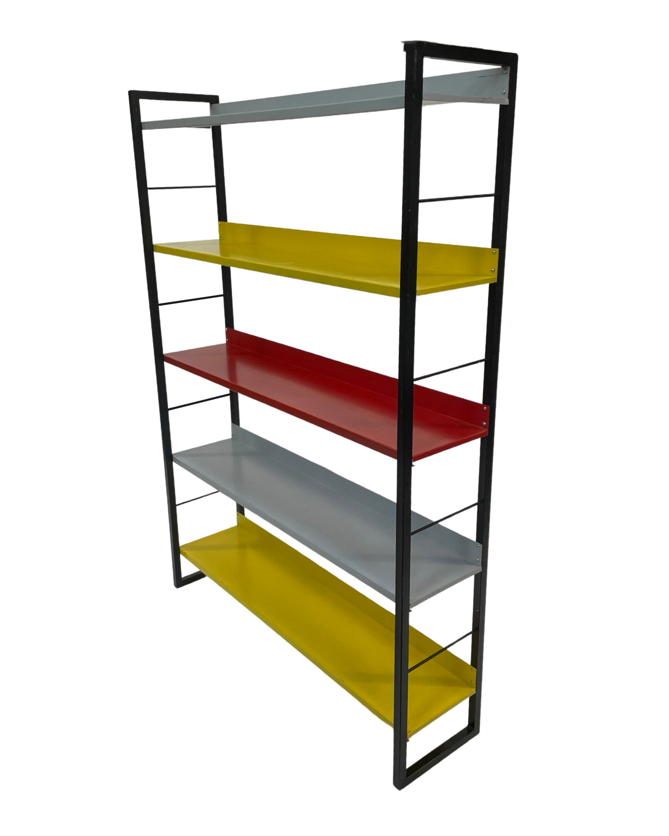 Tomado shelving unit in metal and several colours - 1960s dutch design