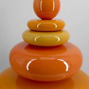 Important "Galets" ceramic lamp – Maison François Chatain, circa 1980
