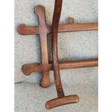 Curved wooden coat rack circa 1900