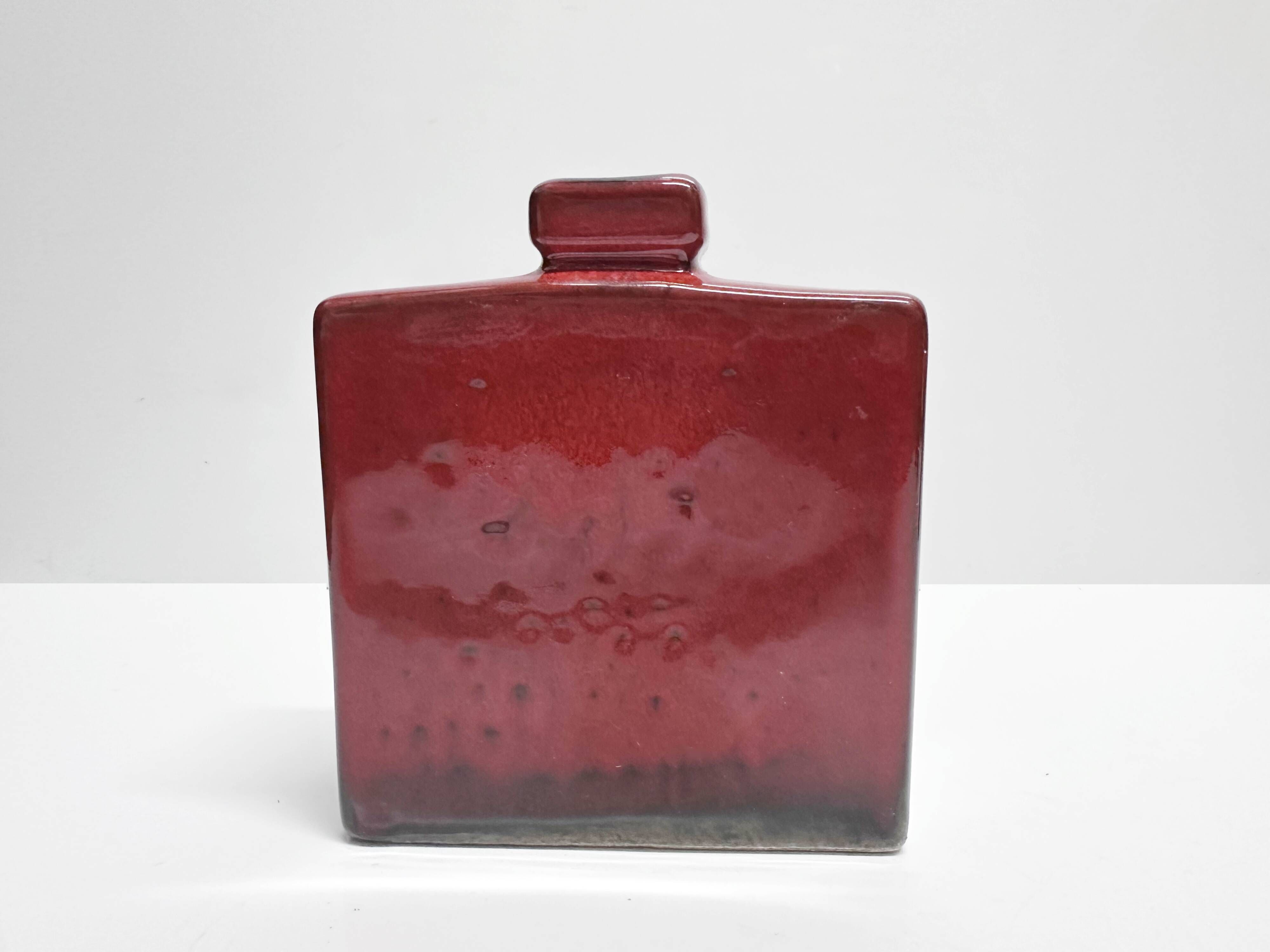 Set of four modernist ceramic vases. Germany, 1960s and 1970s.